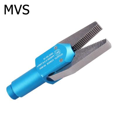 China Garment Shops Blue And Silver Color Handler Fitting Fitting GRZ Serrated Clamp Mini Pneumatic Clamp for sale