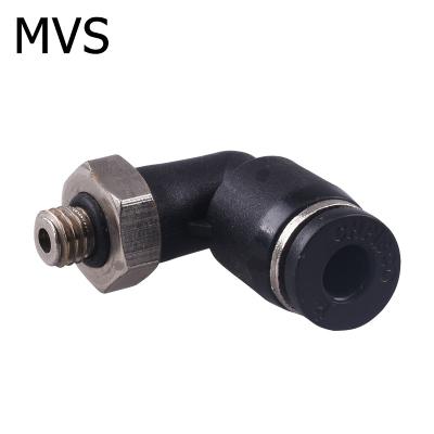 China Connect Pipes 90 Degree In Joint Pneumatic Robot Fit L Type Thrust Elbow Tube Throttle Valve for sale