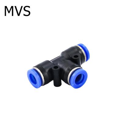 China Factory Reduced Joint PEG T Type Pneumatic Tube Fittings Pneumatics Tube Fittings PU Gas Fitting for sale