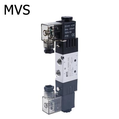 China Building Material Shops 5 Way Air Valve 24V Pneumatic Magnetic Electric Solenoid Valve Used In Industrial Robot for sale