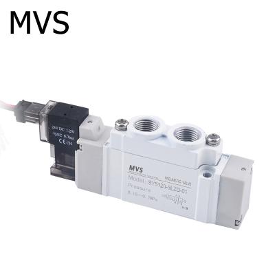 China Factory 12V or 24V 2 Way Pneumatic Piston Air Compressor Solenoid Valve Air Compact Cylinder for sale