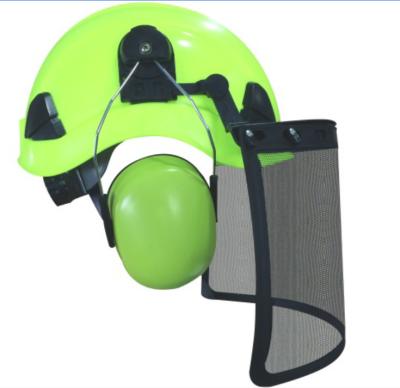 China Passage -30â „ ƒ CE EN397 and EN 50365 Even Testing Safety Material ABS Low Temperature Climbing Hard Hat Put on Face Shield and Ear Muff for sale