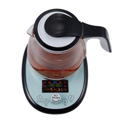 China 360 Degree Rotation Base Glass Kettle with Tea Infuser, Multifunctional Health Pot with Stew Pot, Adjustable Temperature/Cooking Kettle for sale