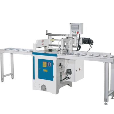 China Horizontal Circular Saw Wood Cross Cutting Machine With Automatic Length Feeder for sale