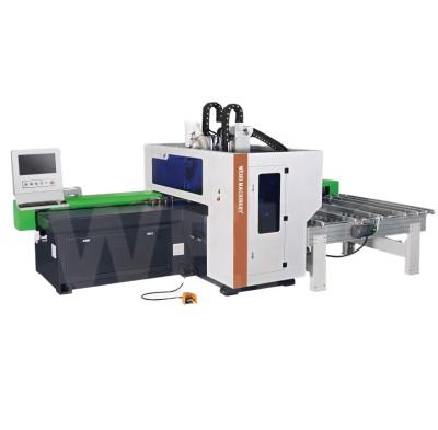 China Building Material Stores CNC 6 Sided Wood Drilling And Hole Boring Machine Maker for sale