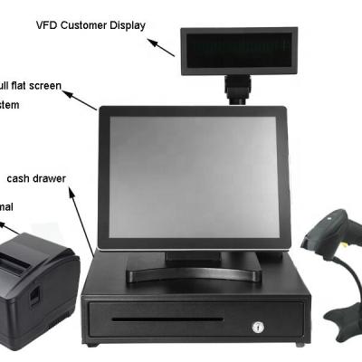 China All in one cash register machine 15 inch touch screen monitor for AR-99 pos for sale