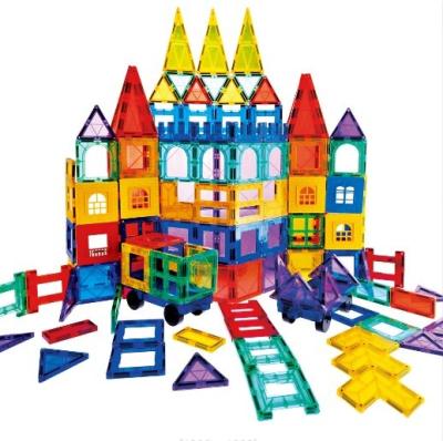 China DIY TOY 120 Pcs Magnet Marble Run Toy Set DIY Magnetic Tiles Building Blocks For Kids for sale