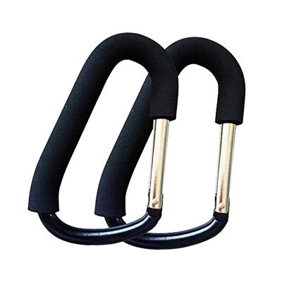 China Hot Selling Eco-freindly Aluminum Alloy Trolley Bag Hook For Baby Stroller for sale