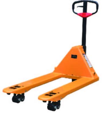 China Alloy Steel 5.0T Adjustable Factory Warehouse Workshop Cargo Hand Pallet Truck For Sale for sale