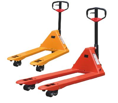 China Alloy Steel 5 Ton Adjustable Hand Pallet Truck Factory Warehouse Workshop Cargo Hand Pallet Truck For Sale for sale