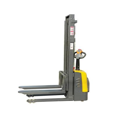 China Hotels Factory Direct 1T / 3M ELECTRIC FORKLIFT 1T Electric Stacker With Ladder Cheap for sale