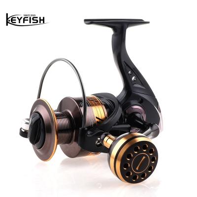 China Top Quality Newest Design Metal Power Handle Reels Good Quality Fishing Reels Spinning Reel 2021 for sale