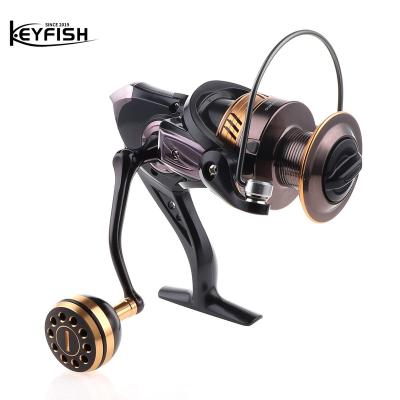 China Top Quality Newest Design Metal Power Handle Reels Good Quality Fishing Reels Spinning Reel 2021 for sale