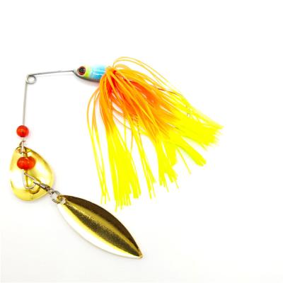 China Cheap RUBBER Spinner hot sale custom basting beard fishing for hard lure bait for sale