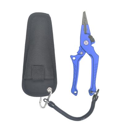 China S/S New Arrival Fishing Slot Rings Aluminum Fishing Pliers Cutting Pliers With Self Locker for sale