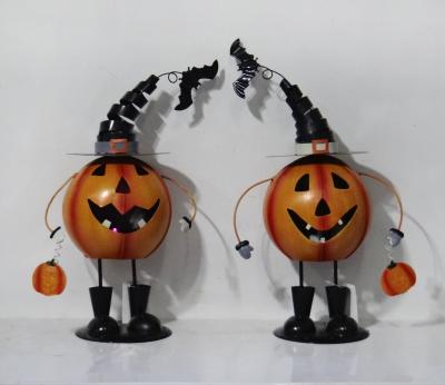 China Handicraft Metal Pumpkinman Decoration 16