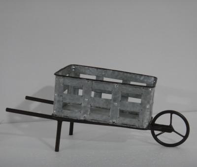 China China Galvanized Wheelbarrow Flower Pots and Planters 17