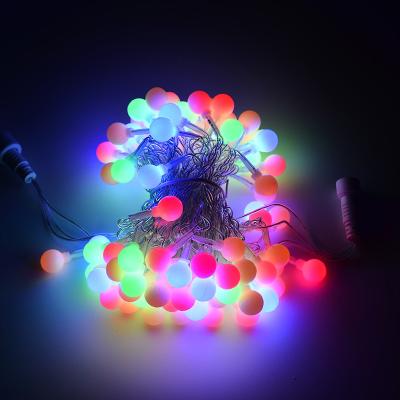 China Light Ball String Northyle String Lights For Bedroom Christmas Decorating Led Ball String Garland Home Decoration for sale