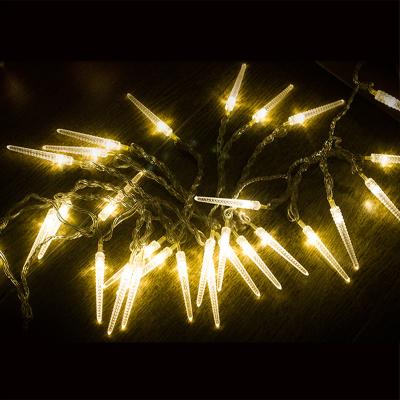 China Theme Park Icicle String Light Holiday Christmas Party Decoration Garden Fall Backyard Led String for sale