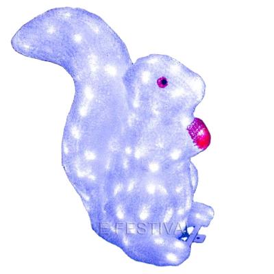 China cute fairy 3D pattern 3D light squirrel sculpture pattern light festival decoration party lights holiday Merry Christmas celebration for sale