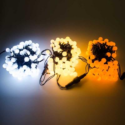 China Static / Flashing Led Strip Ball Light Christmas Decorations Outdoor Fairy Lights Ball String Lights Christmas Collectibles for sale