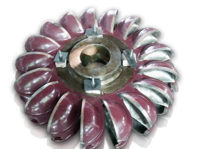 China Hydro Power Generator Wheel Stainless Steel Turbine Wheel Micro Pelton Turbine Runner for sale