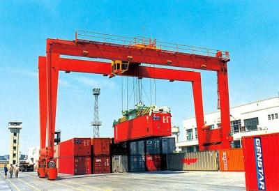 China Three Phase 20T Double Girder Truss Gantry Crane for sale