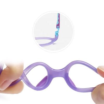 China Soft Stocks Selling New Tr90 Flexible Anti-blue Lightweight Eyeglasses Optical for sale