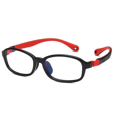 China New Customized Soft Fashionable Kid's Unisex Optical Square Eyeglass Frames Child Eyeglasses for sale