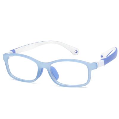 China Customized Fashion Design Soft Flexible Glass Optical Eye Glasses Eyeglasses Framed For Kids for sale