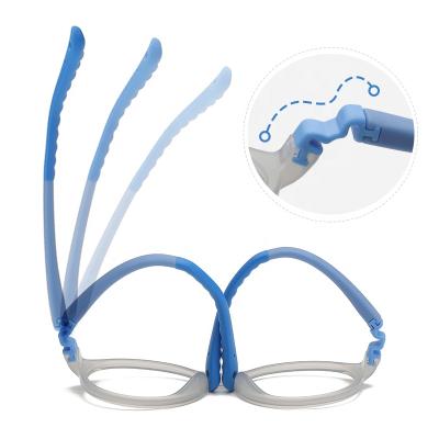 China Fashion Student Simple Kids Spectacle Optical Frame Flexible Reading Glasses for sale