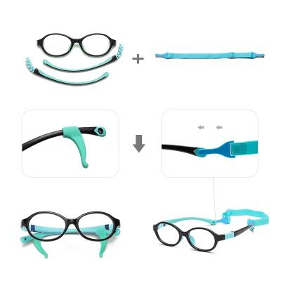 China Kids Optical Frames Soft Safe Rubber High Quality Safe For Children Low MOQ Medical Flexible Optical Eyewear Kids In Stock for sale