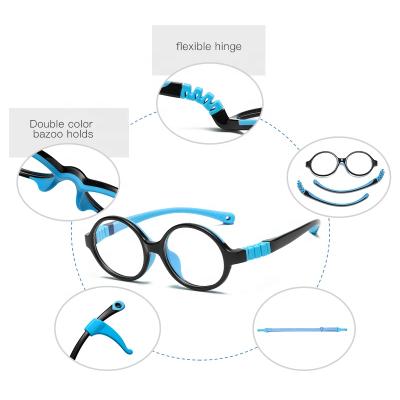 China Newest children eyeglasses child optical frames frame children soft safe eyewear manufacturer for sale