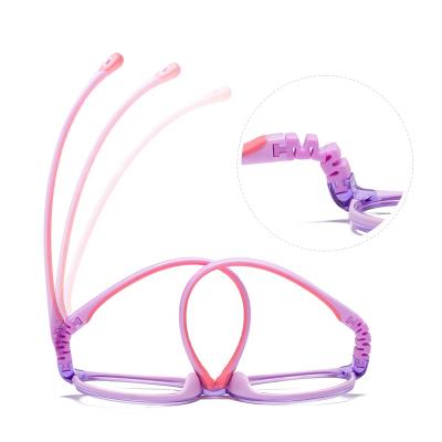 China Soft Safe Fashion Around Tr90 Prescription Kids Glasses Frames With Straps for sale