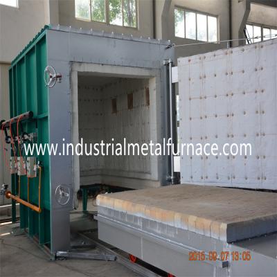 China 2000 X 1000 X 1000mm Natural Gas Customized Car Bottom Furnace Bogie Hearth Furnace for sale