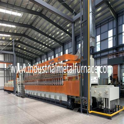 Cina Gas Mesh Belt Furnace Carburizing Tempering continuo del rullo di sostegno per i fermi in vendita