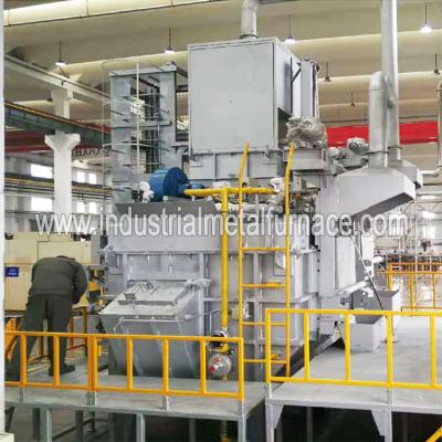 중국 250kg/H Cntinuous Gas Fired Industrial Aluminum Melting Furnace , Aluminum Scrap Melting Furnace 판매용