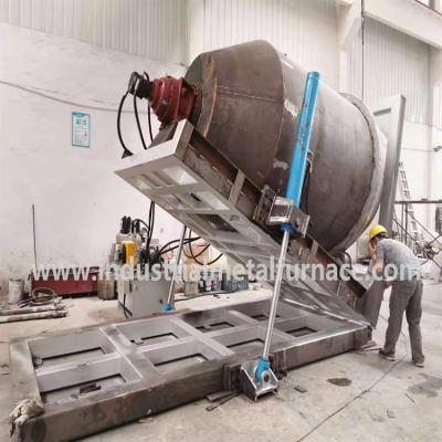 China Industrial 380V 3P 50HZ Aluminum Melting Furnace For Rotary Casting for sale