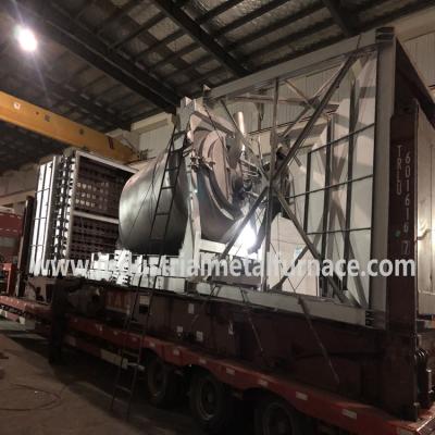 China Aluminium Automatic PLC Metal Melting Furnace / Gas Melting Furnace  10-12M Per Min Rotation Speed for sale