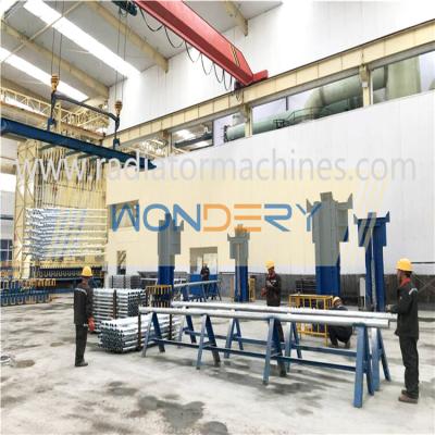 China manual 1ton / day  hot dip galvanizing furnace Intelligent temperature control system for fasteners screws nuts nails for sale