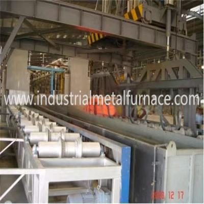 China Walking Beam Type Gas Cylinder Heat Treatment Furnace for sale