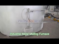 oval crucible 300 500 800 1000 kg gas industrial metal melting furnace with recuperator