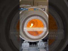 Gas Fired Rotary Industrial Metal Melting Furnace Aluminum Melting Furnace