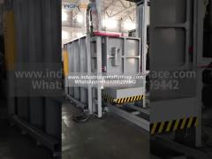 electrical car bottom bogie hearth furnace for heat treatment of metals