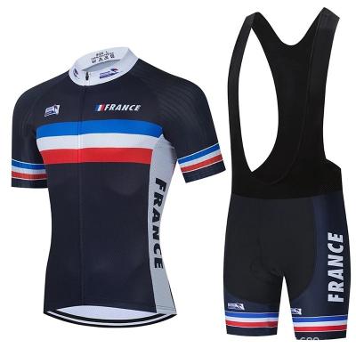 China Cycling Uniform cycling wear Custom wholesale breathable cycle uniform sports short sleeve suit for sale