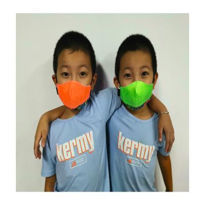 China Fashional Party Glowing light up colorful Children facemask Luminous cute Led rave fiber optic Kids face mask for sale