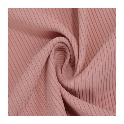 China New product knitted nylon spandex stretch fabric spandex wide staircase cloth horizontal strip home textile fabric for sale