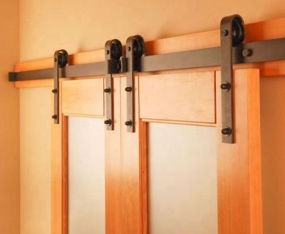 China Traditional Large Roller Wheel Kitchen Bedroom Slide Barn Door Hardware HX-23 for sale