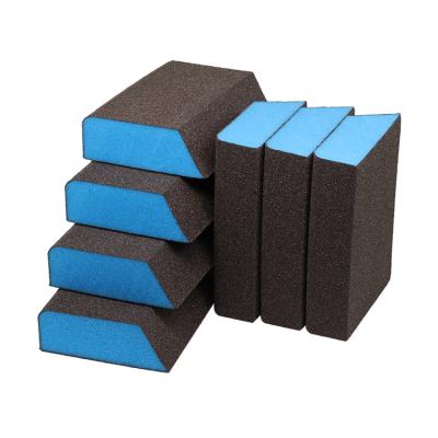 China Grinding and polishing fine grinding Can customize Blue Sponge rough grinding, sand grinding, sponge grinding block for sale