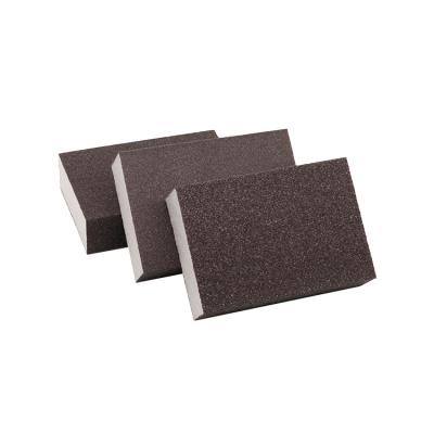 China Grinding and polishing fine grinding High quality 70*100*25MM polished sponge block wood furniture factory sanding grinding block for sale